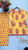 Nsr 909 Heavy Pure Natural Crepe Kurti With Farshi Pant